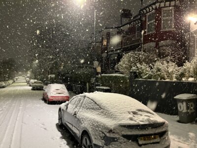 The UK weather in London last weekend