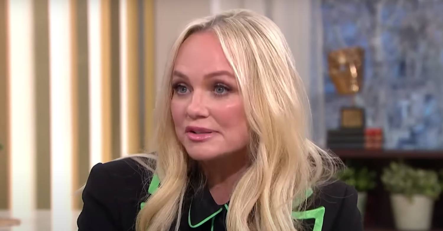 Emma Bunton is wide-eyed
