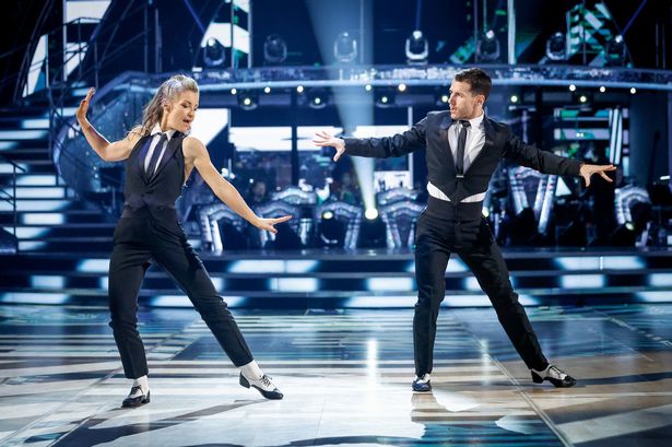 Strictly Come Dancing strs Helen and Gorka performing their jive
