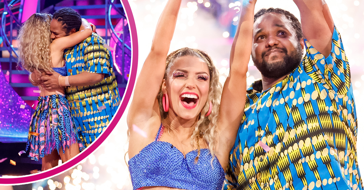 Hamza and Jowita winning Strictly