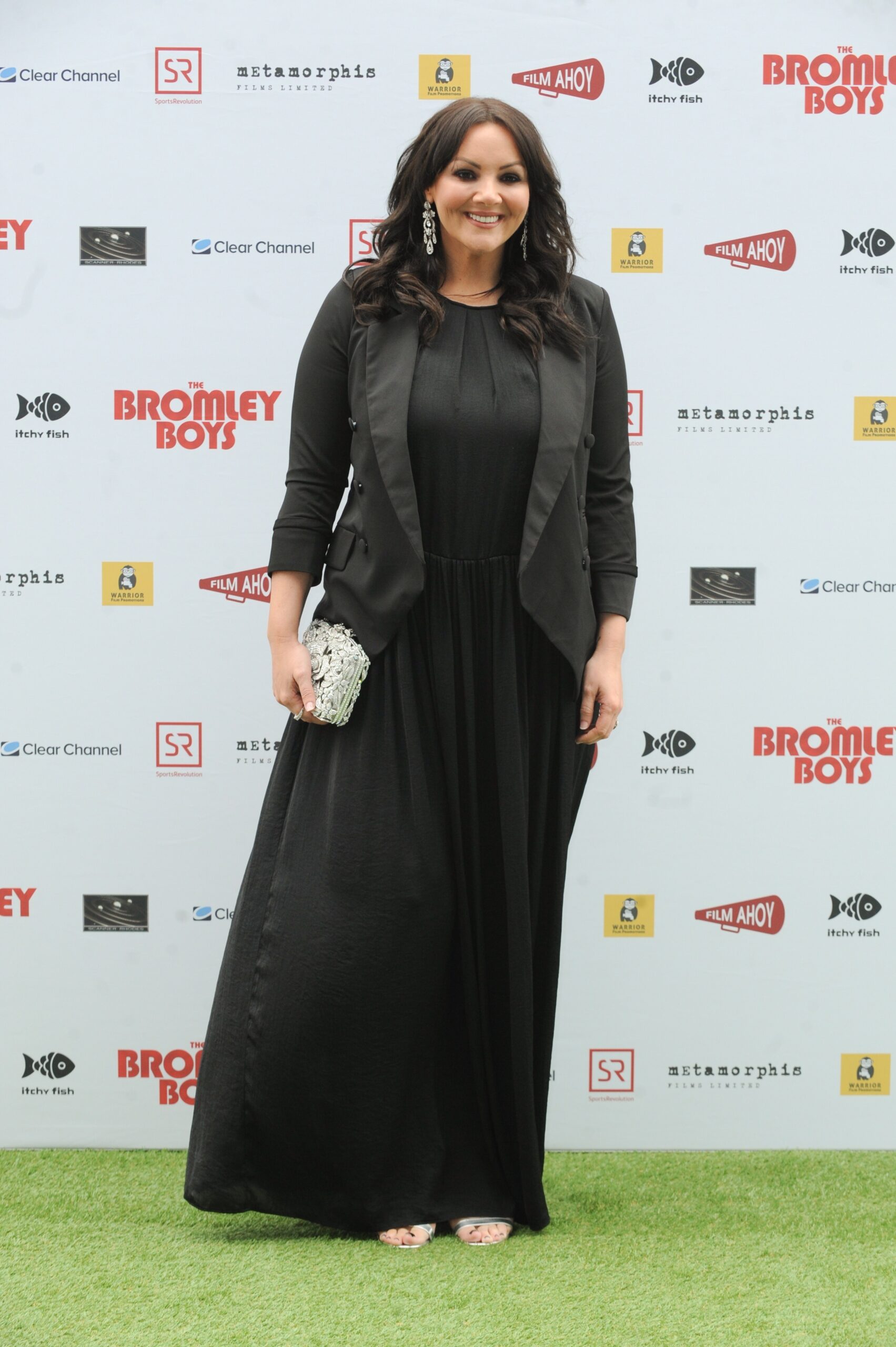 Martine McCutcheon smiling on the red carpet