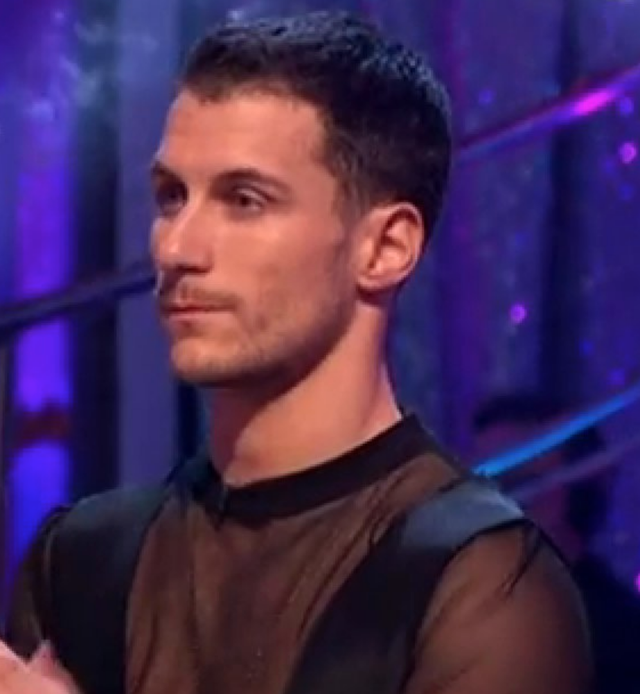 Gorka looking moody on Strictly after results