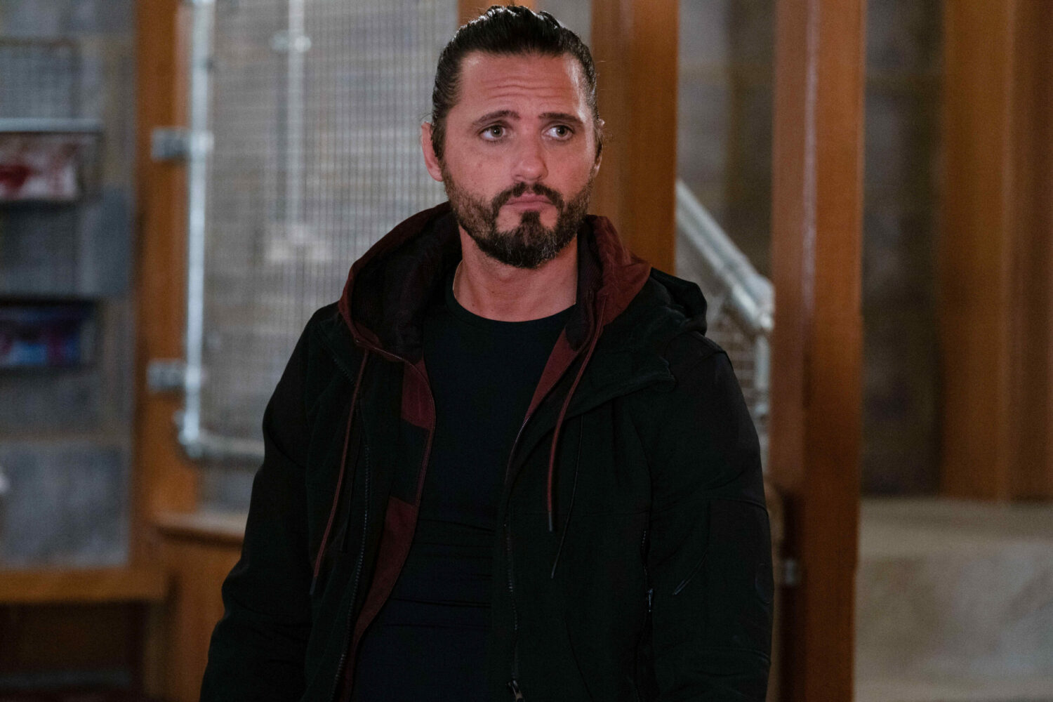 Fabrizio Santino's Brett is looking concerned