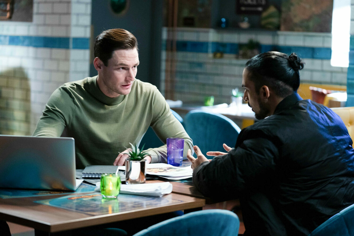 EastEnders' Zack is having a serious conversation with Brett