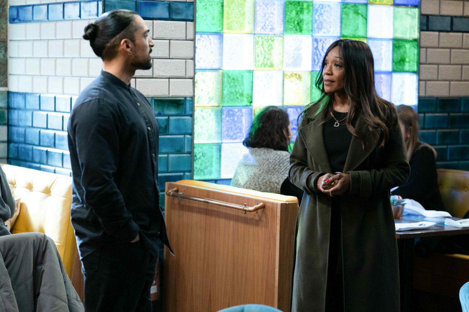 EastEnders' Denise and Ravi are speaking to each other