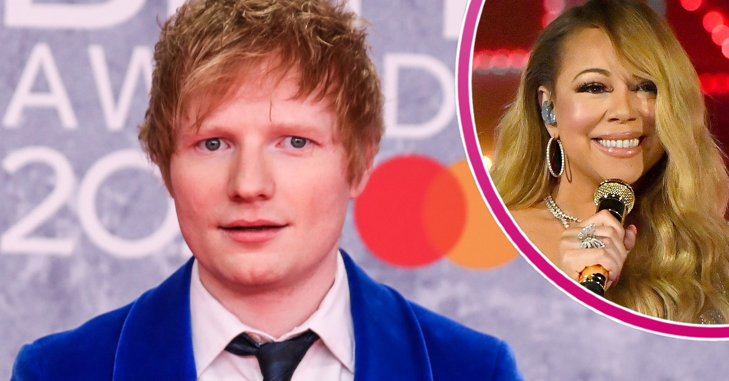 Ed Sheeran and Mariah Carey