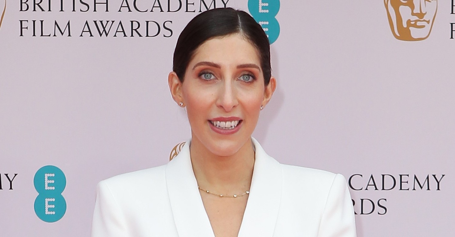 This Morning star Sarah Jossel smiling at BAFTAs
