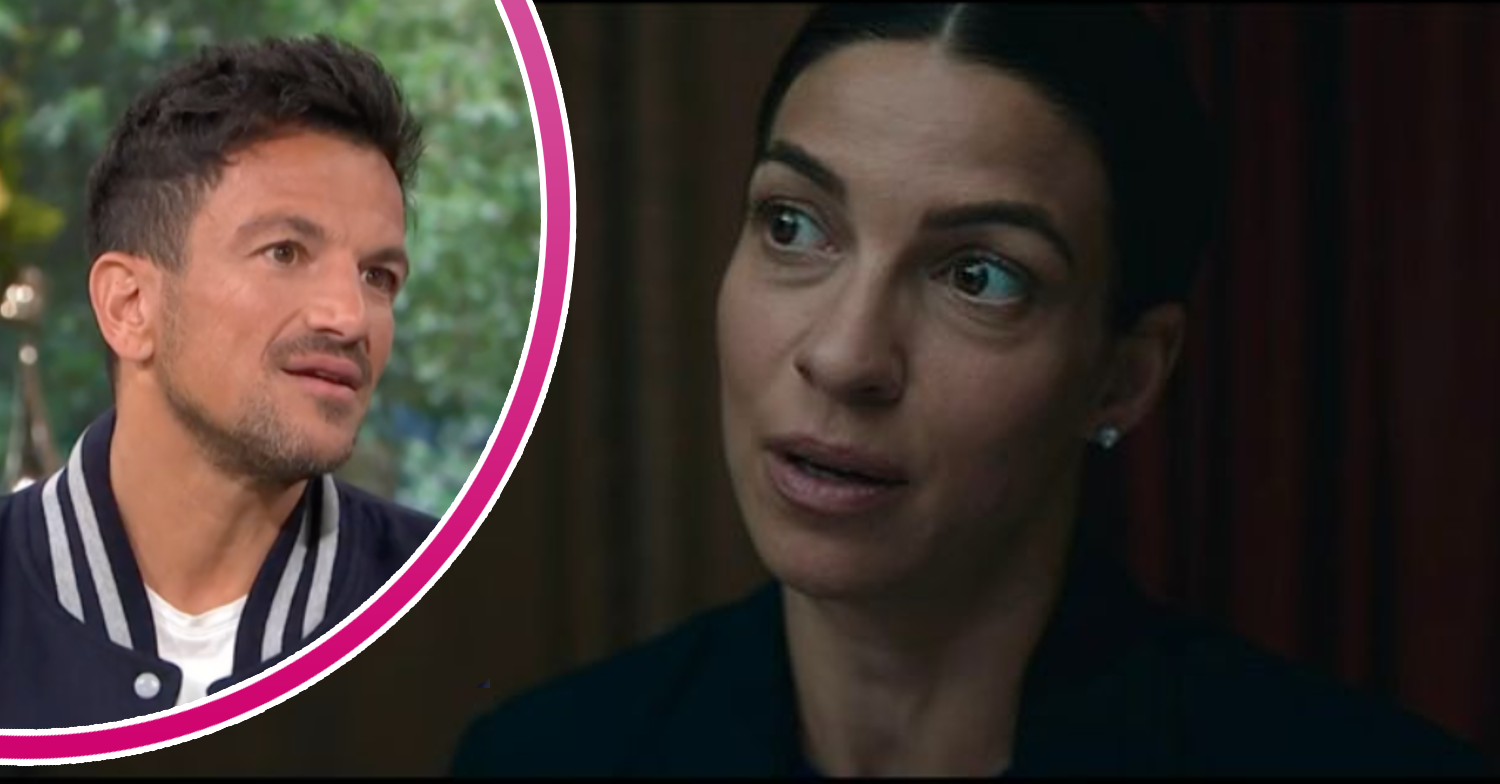 Peter Andre and Vardy's character in Vardy v Rooney