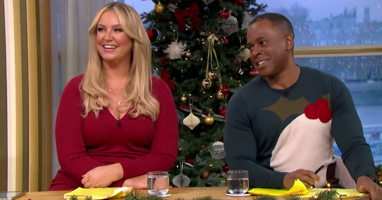 Josie Gibson and Andi Peters hosting This Morning