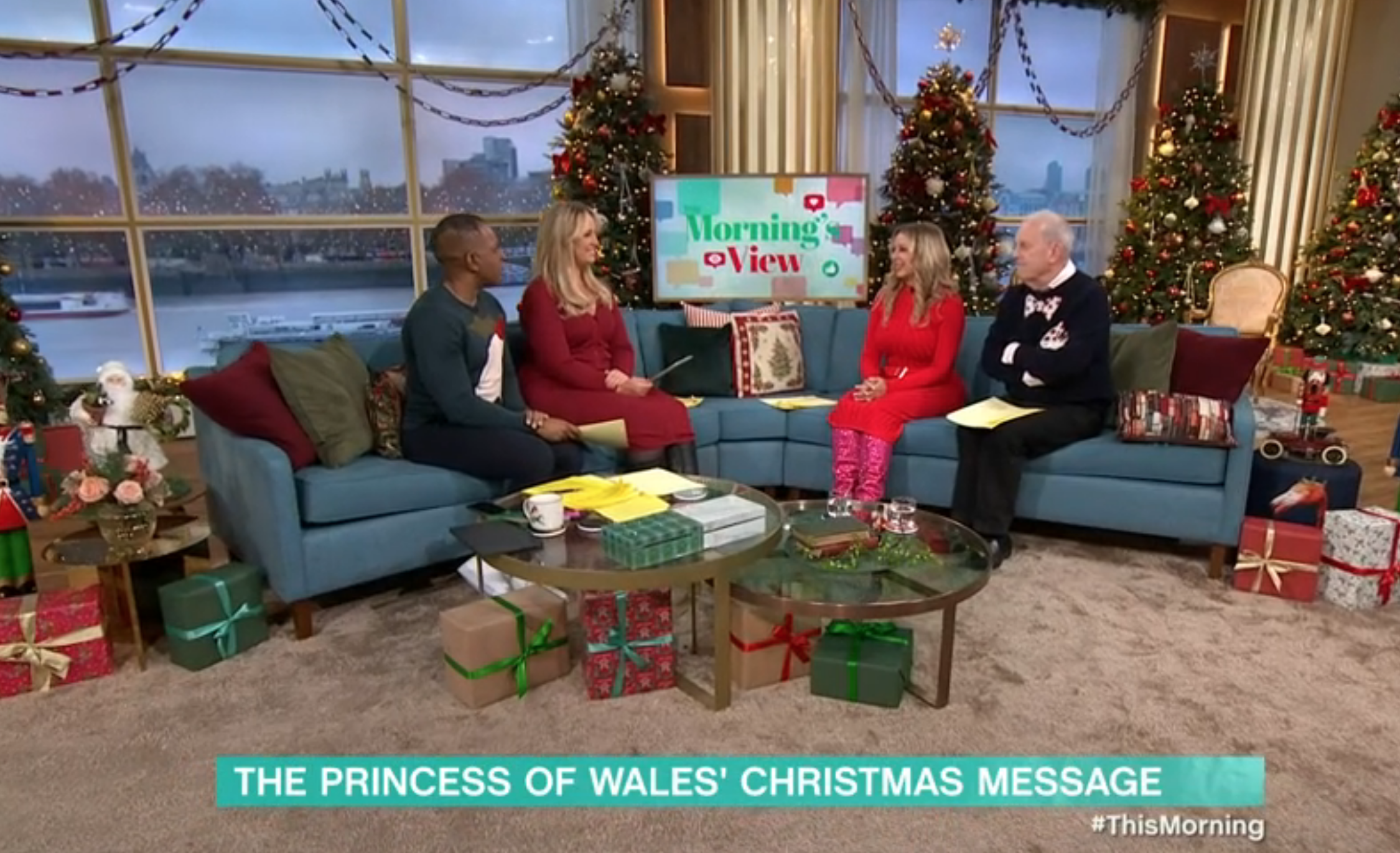 This Morning today: Andi and Josie with Carol Vorderman and Gyles Brandreth 