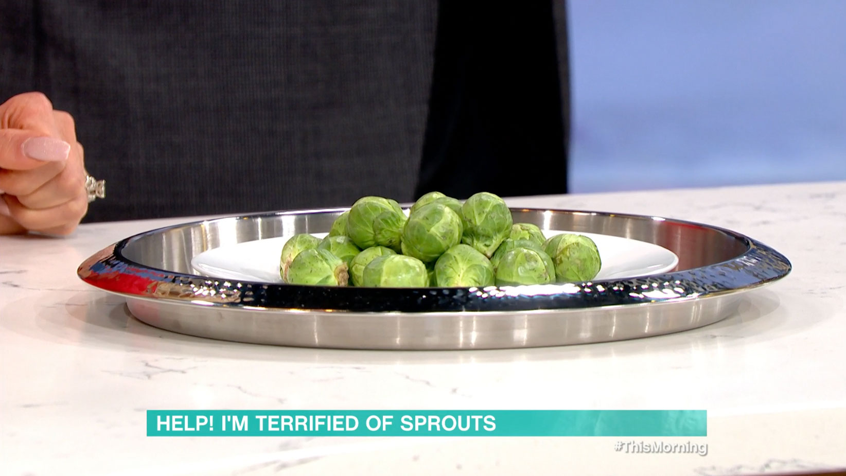 A woman with a fear of sprouts on This Morning today