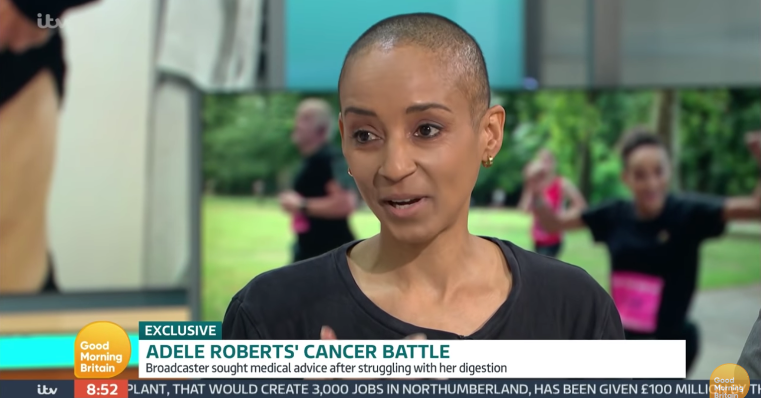 Adele Roberts talking on Good Morning Britain
