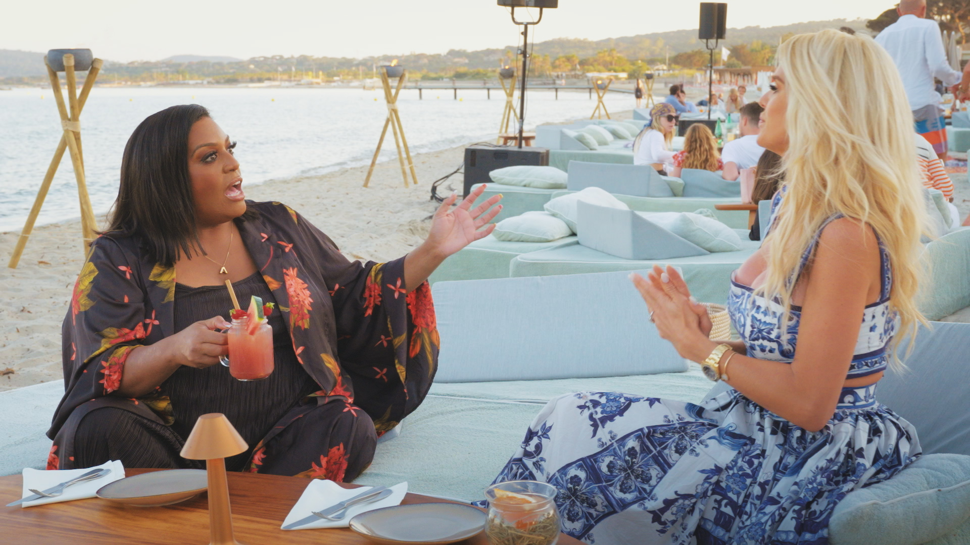 Alison Hammond meets Silvstedt at the beach club