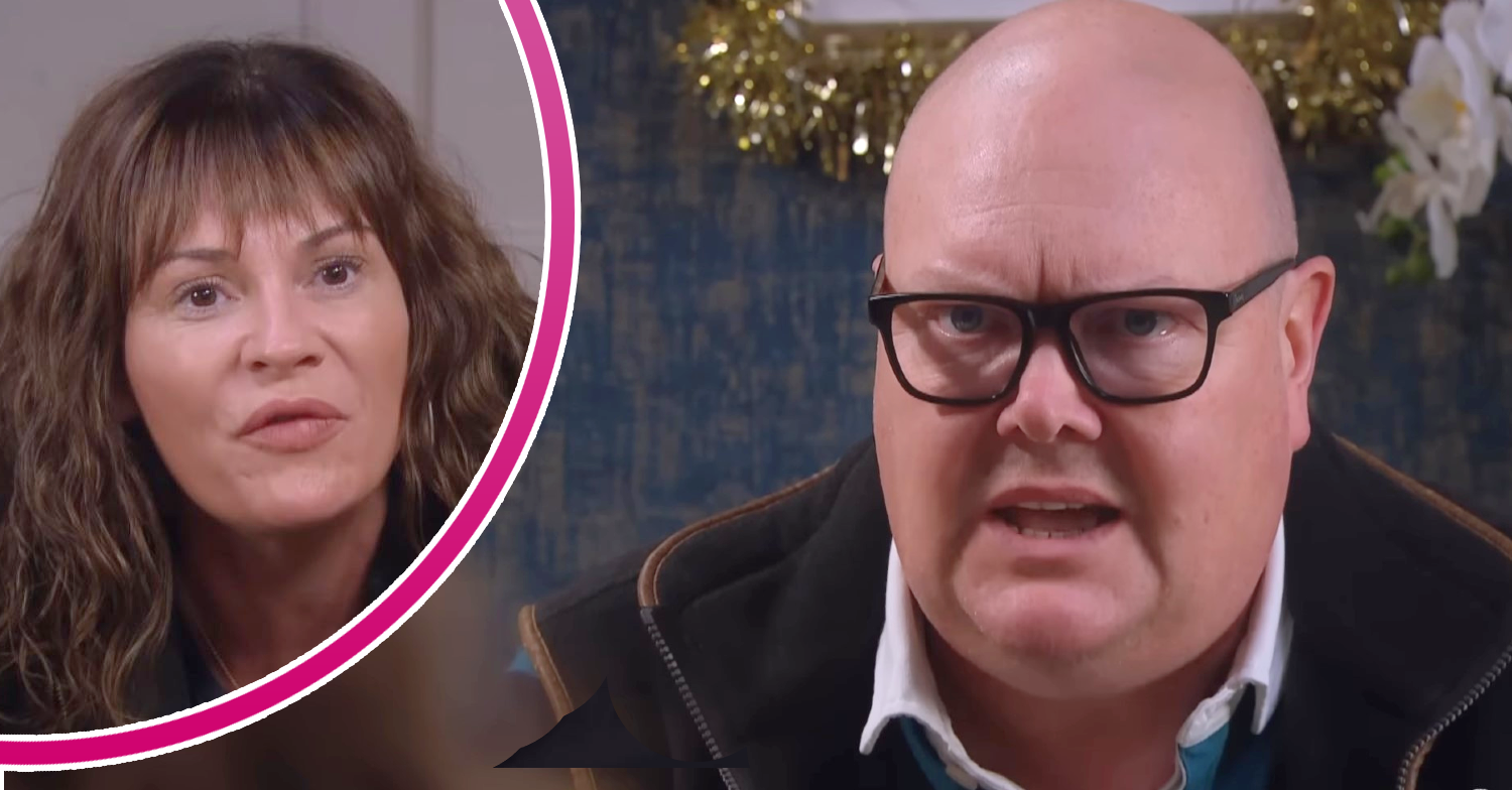 Emmerdale: Chas and Paddy both look angry in comp image