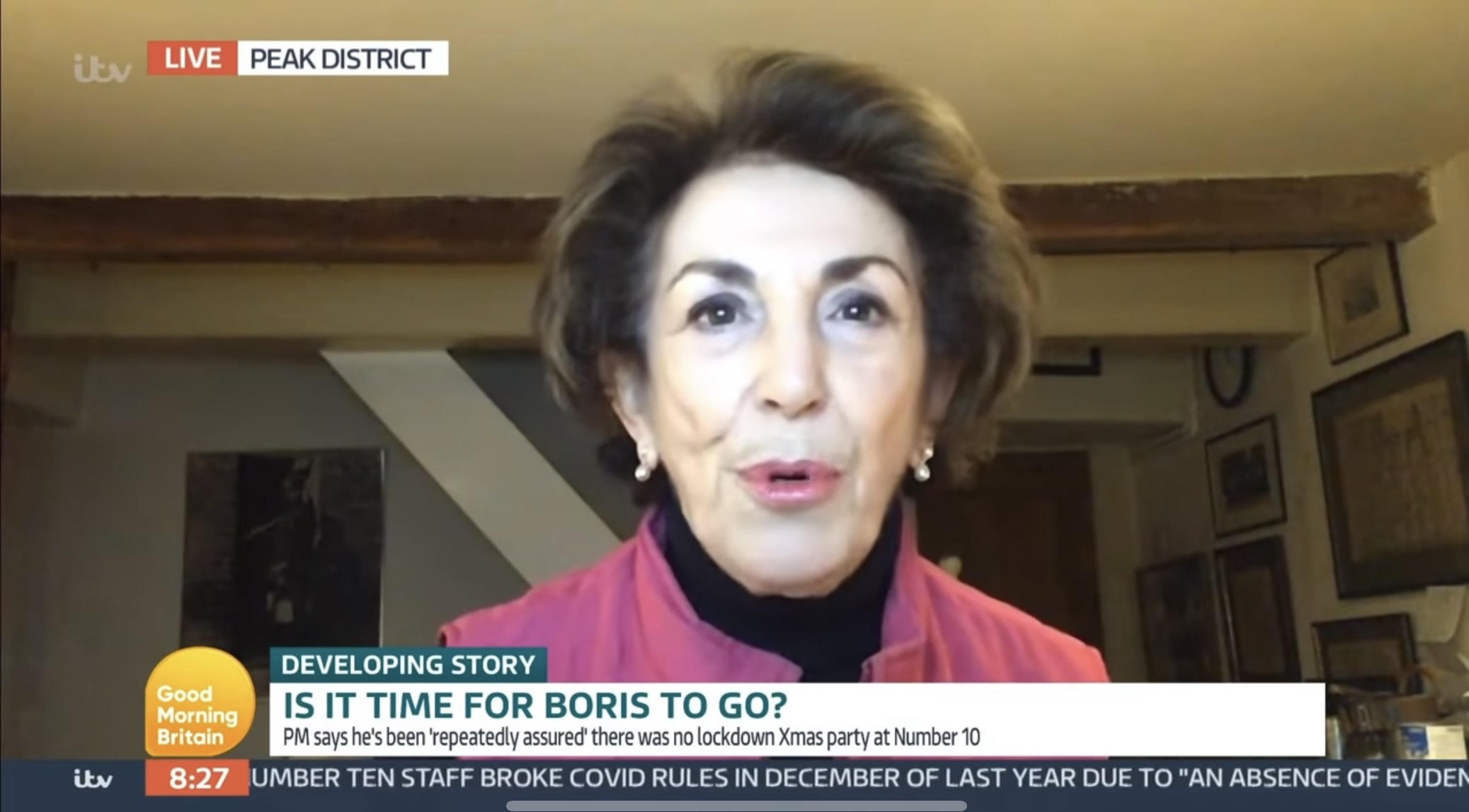 I'm A Celebrity star Edwina Currie on GMB