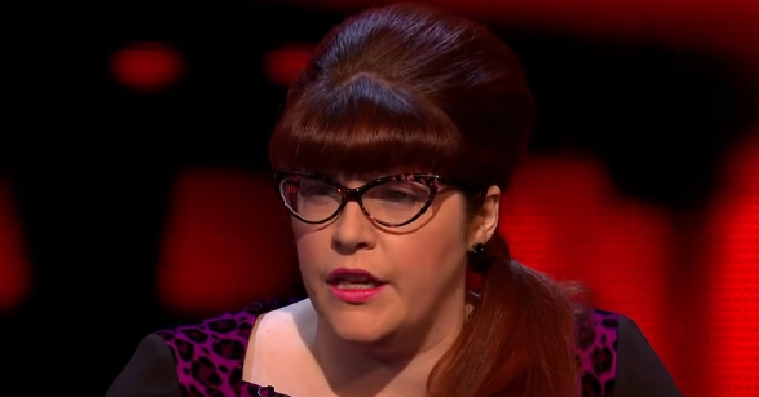 Jenny Ryan looking serious on The Chase