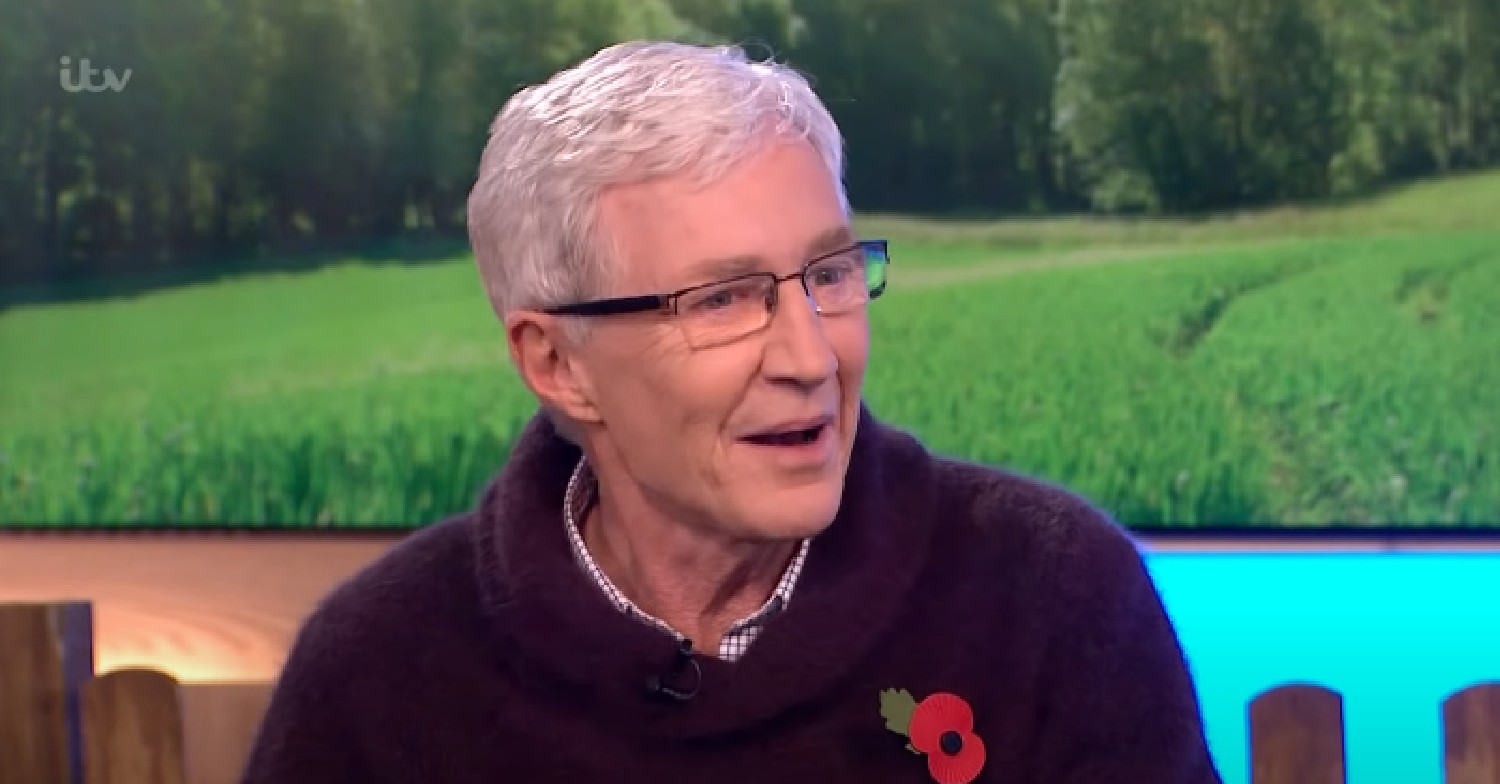 Paul O'Grady smiling and talking on This Morning
