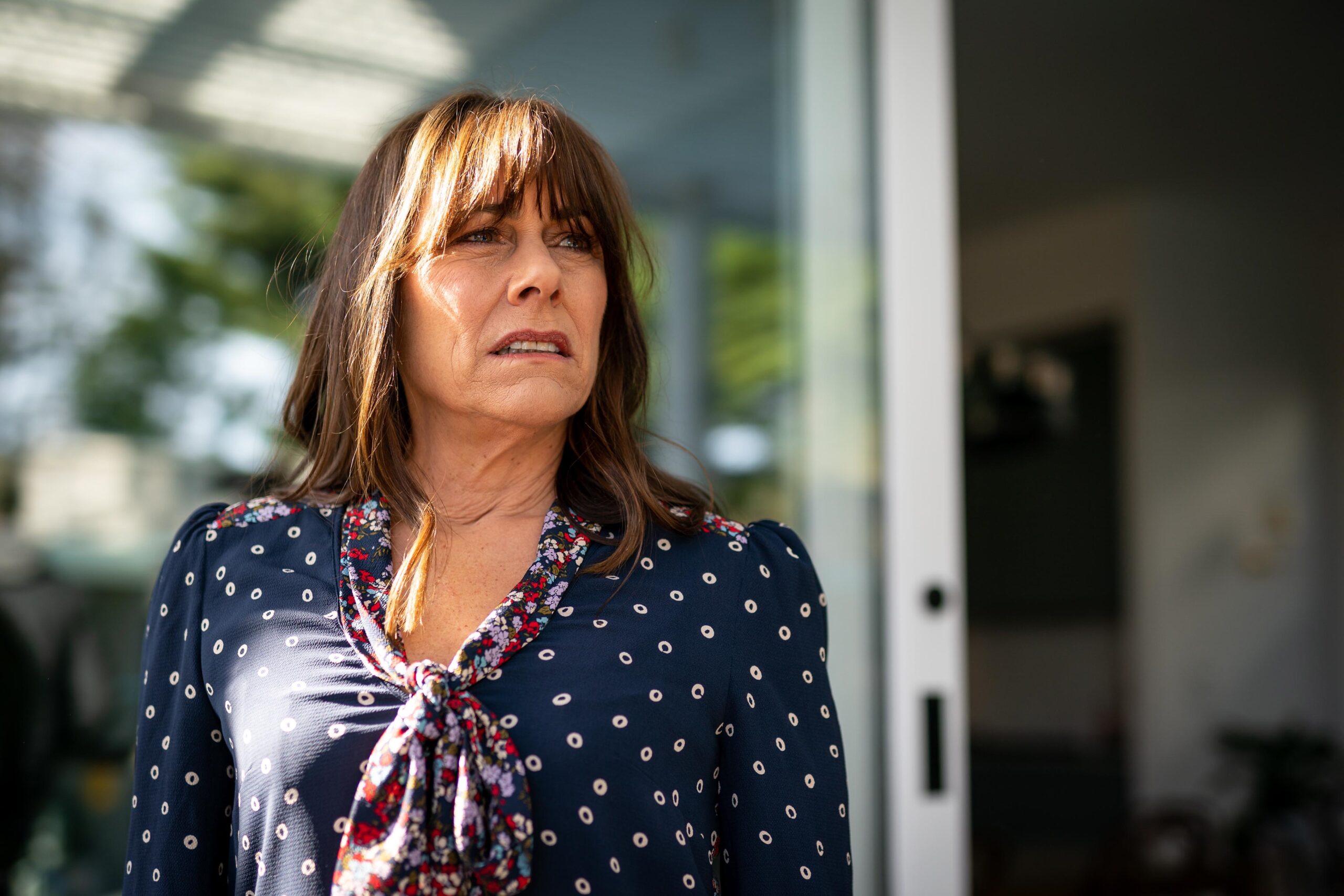 Rachel from Riptide looks on at a fight between Sean and Ethan