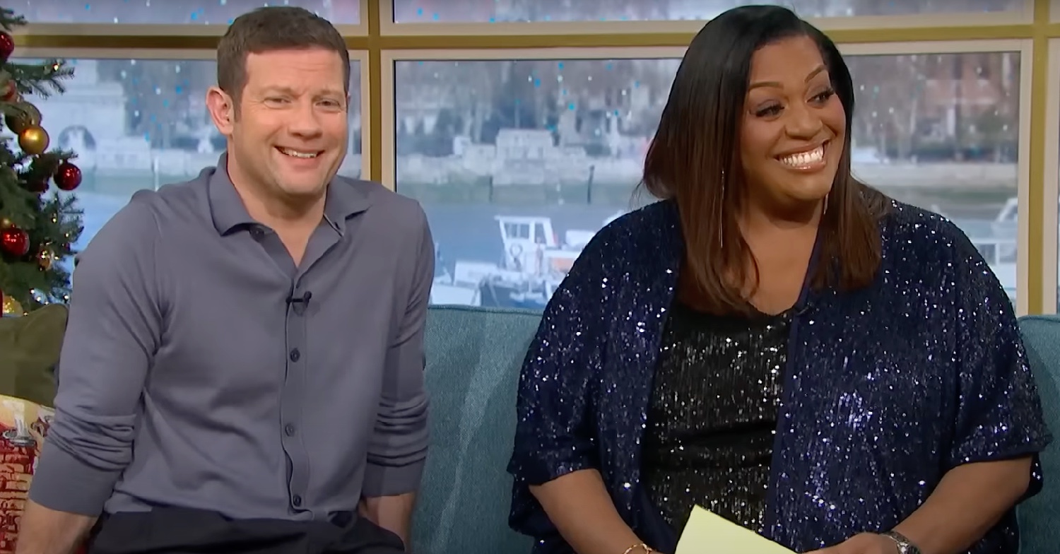 Dermot O'Leary and Alison Hammond have fun on This Morning