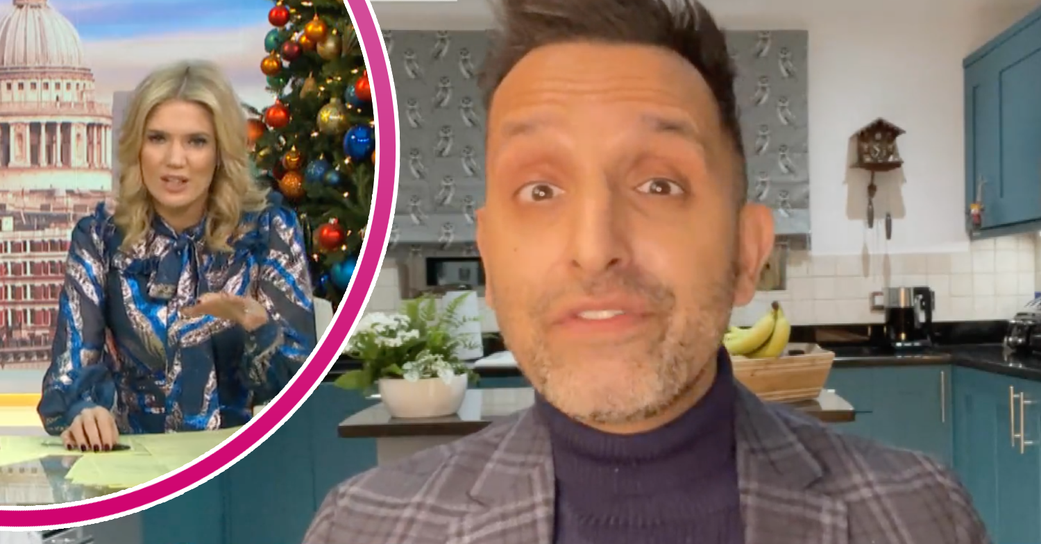 Charlotte Hawkins and Amir Khan on Good Morning Britain