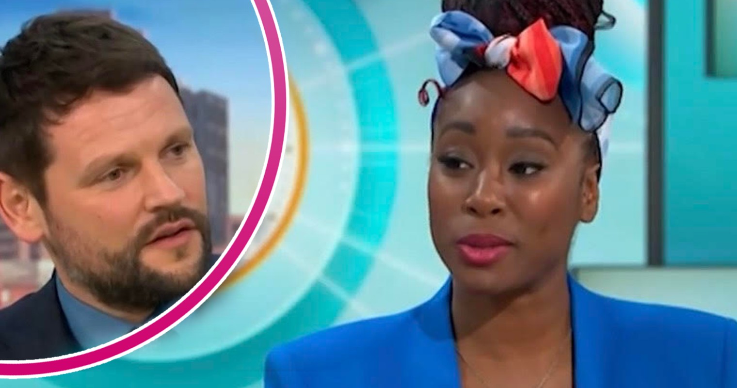 Scarlette Douglas with Gordon Smart on Good Morning Britain