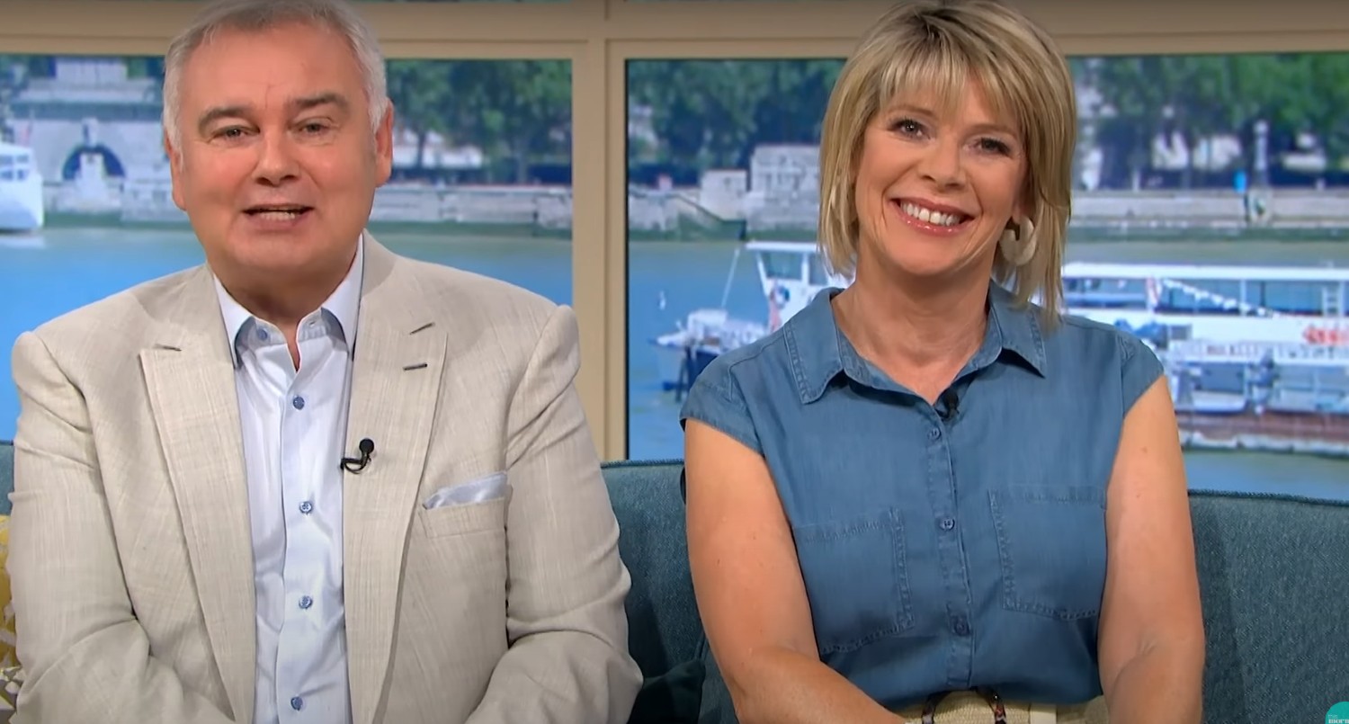 Eamonn and Ruth smiling on This Morning