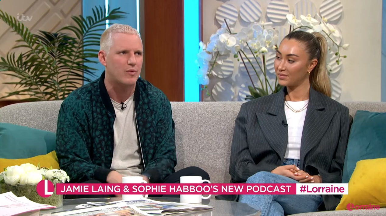 Jamie Laing and Sophie Habboo on Lorraine