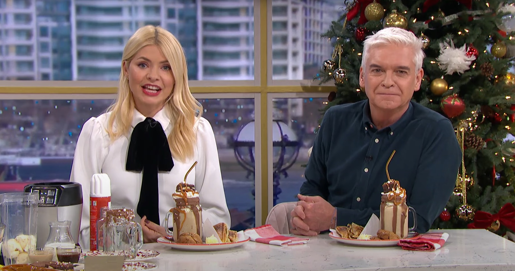Holly Willoughby and Phillip Schofield on This Morning today