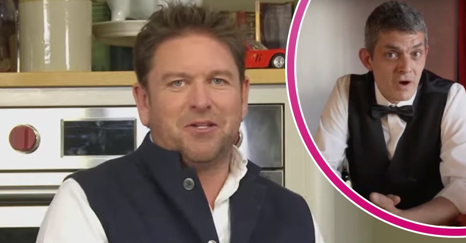 Split image of James and Merlin