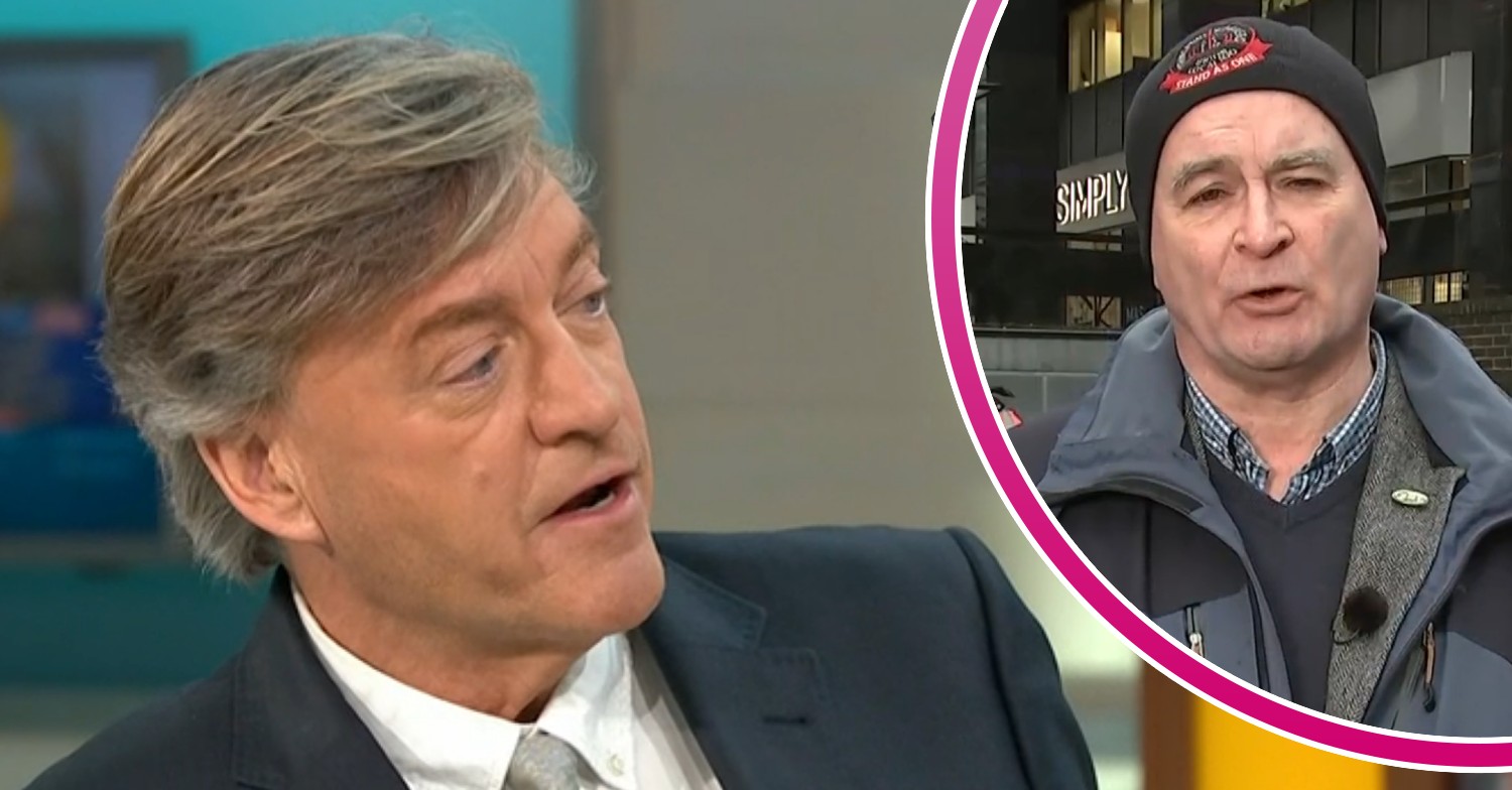 Richard Madeley and Mick Lynch on GMB today