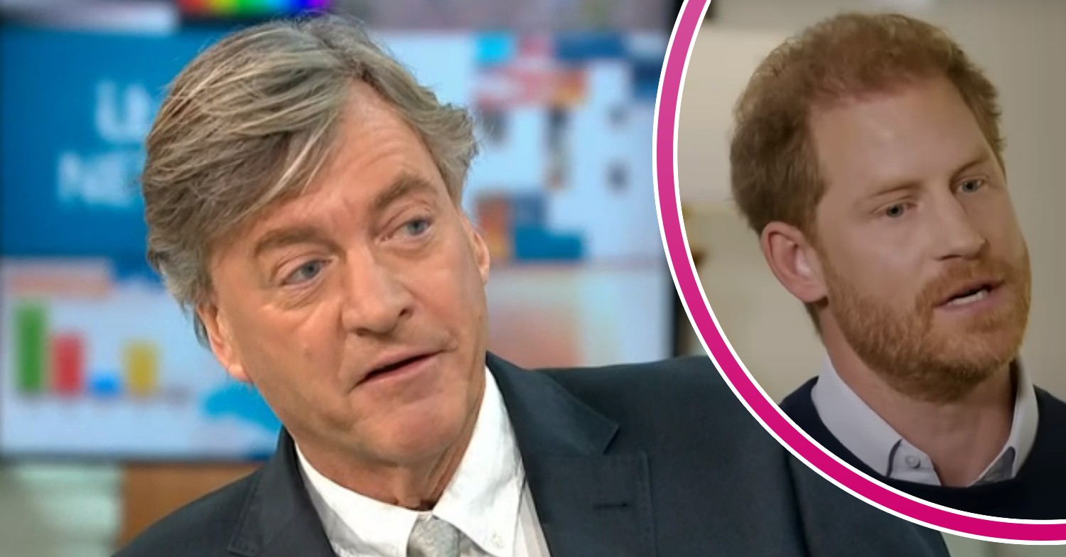 Richard Madeley on GMB today, Prince Harry speaking in ITV interview