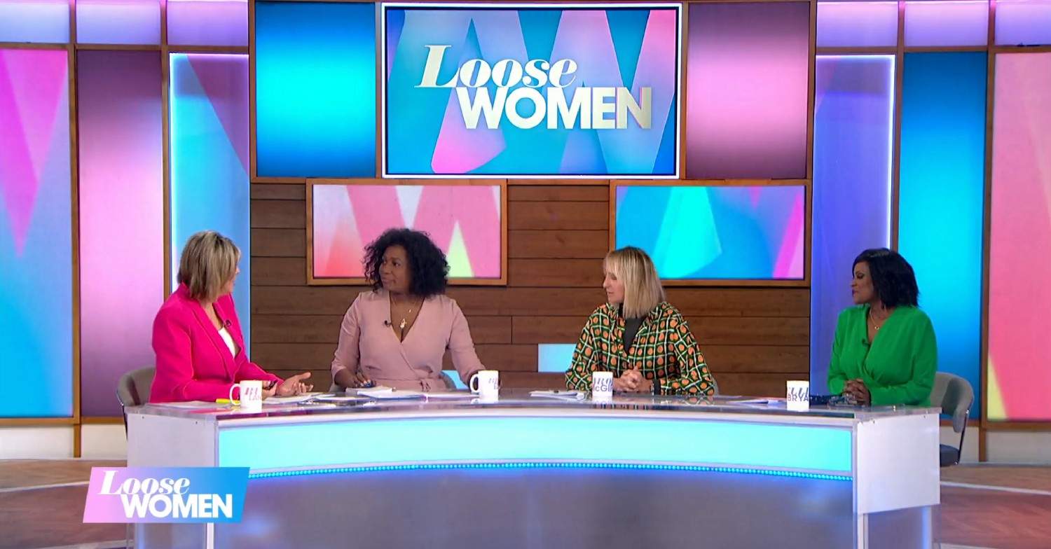 Ruth Langsford, Brenda Edwards, Carol McGiffin, Kelle Bryan on Loose Women today 