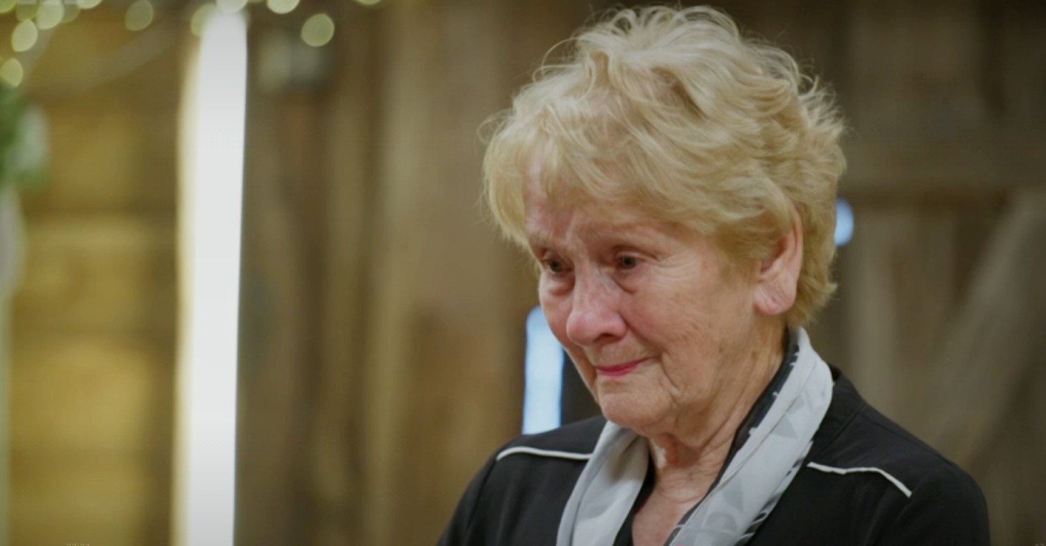 Margret emotional on The Repair Shop 