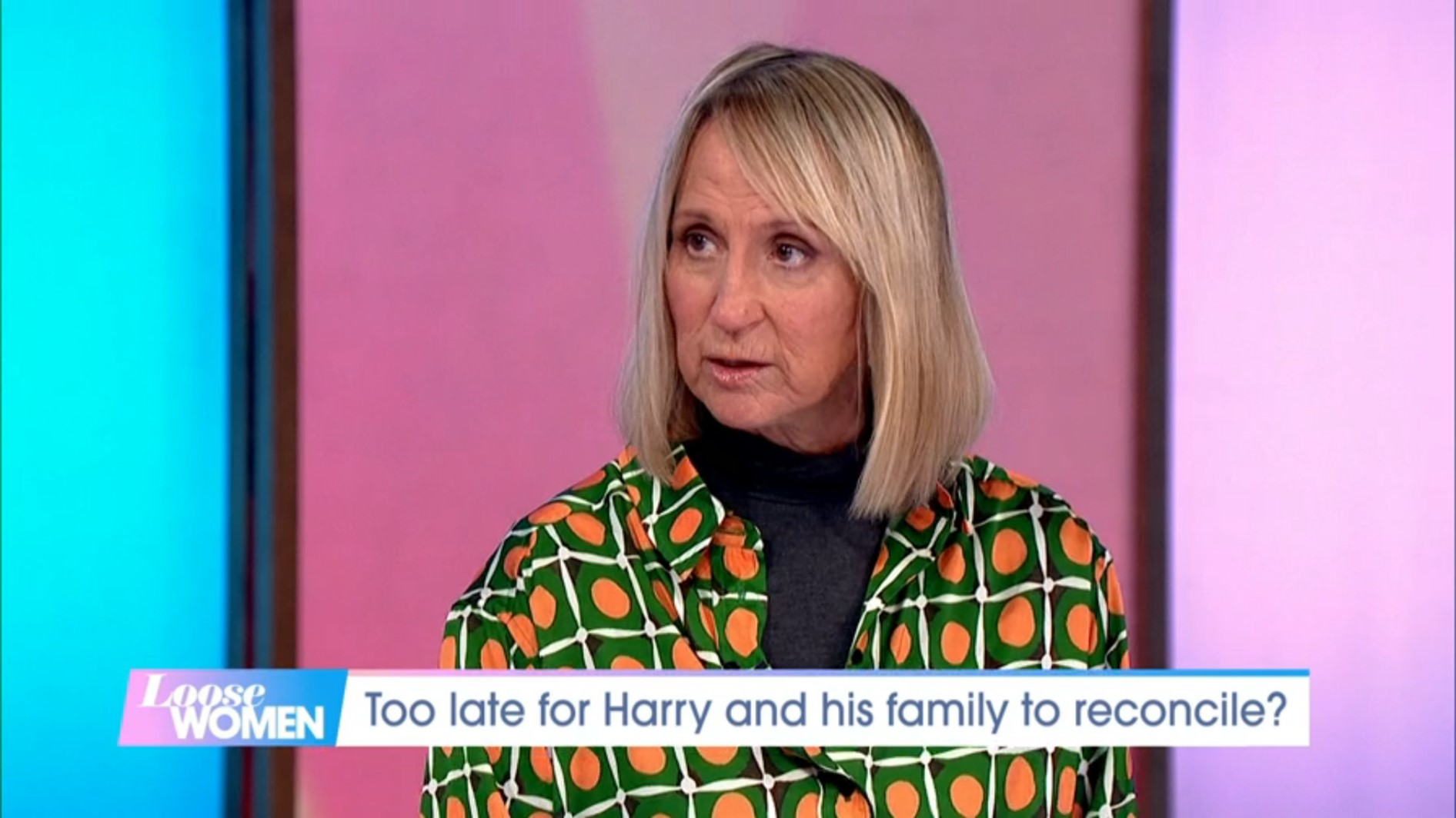 Carol McGiffin talking about Harry on Loose Women
