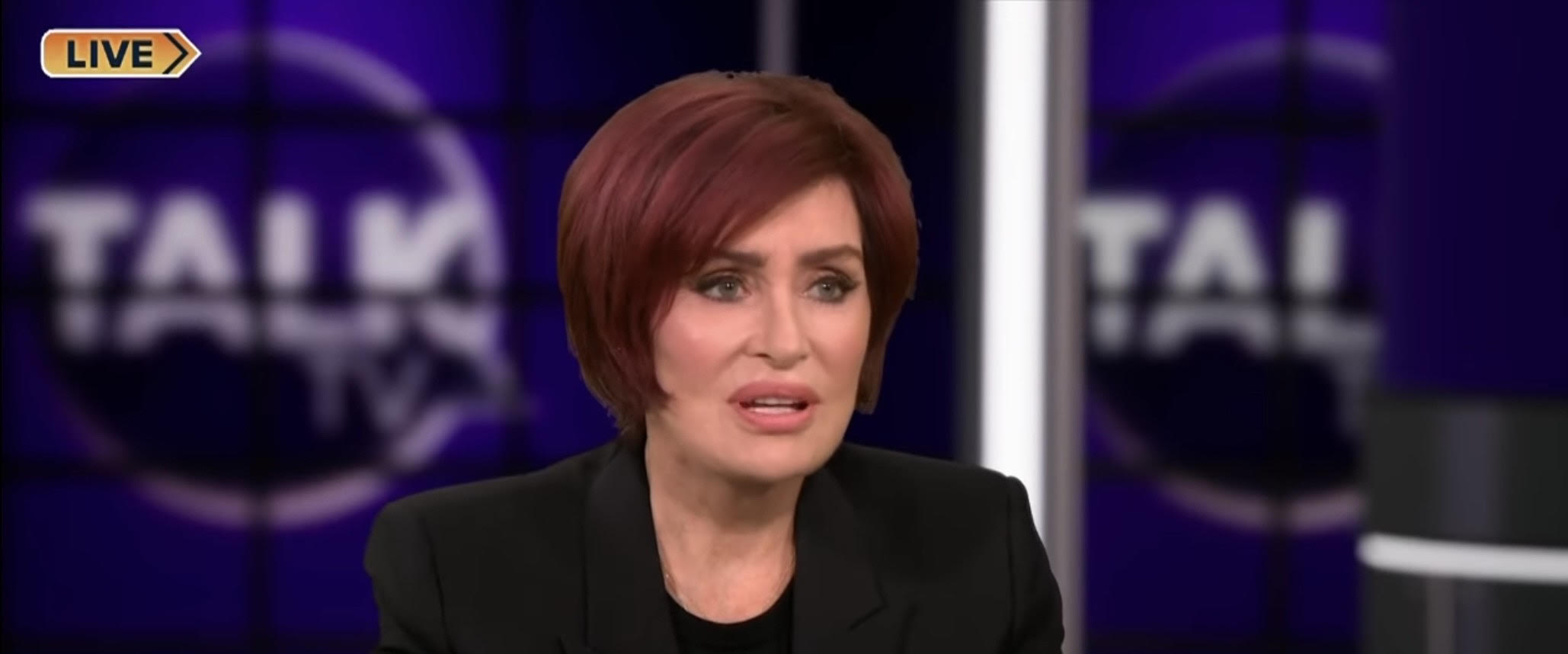 Sharon Osbourne on Talk TV panel