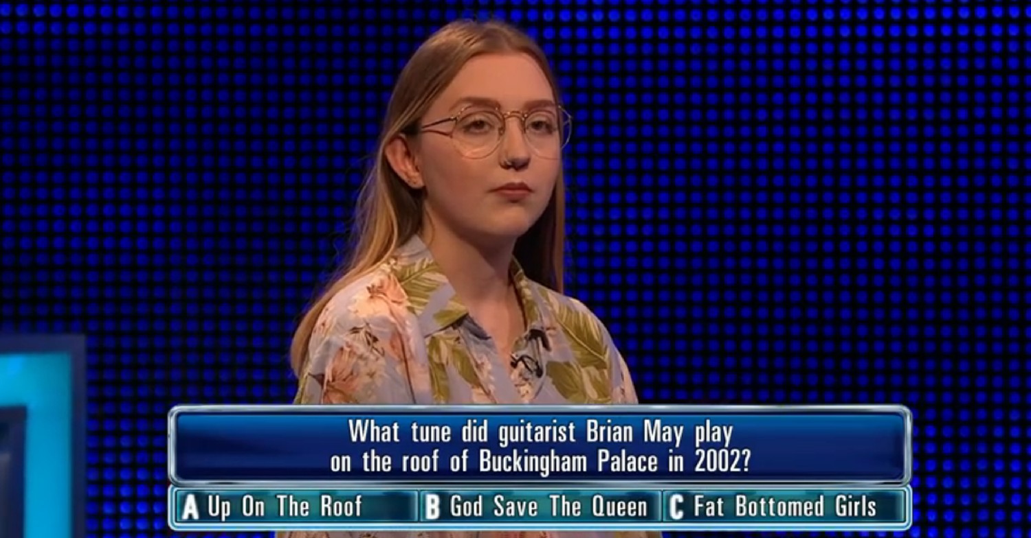 Maddie on The Chase on ITV