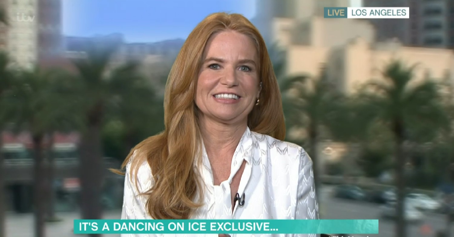 Patsy Palmer smiling on This Morning 