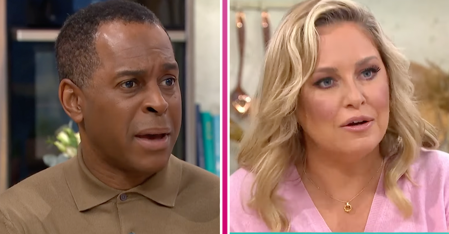 Andi Peters and Josie Gibson presenting This Morning today