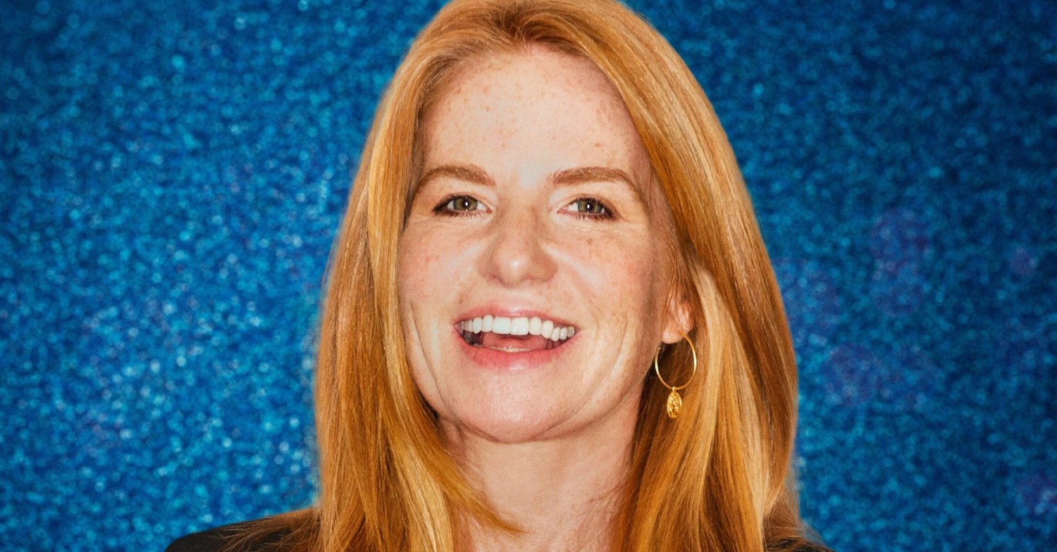Patsy Palmer smiling in Dancing On Ice 2023 promo pic