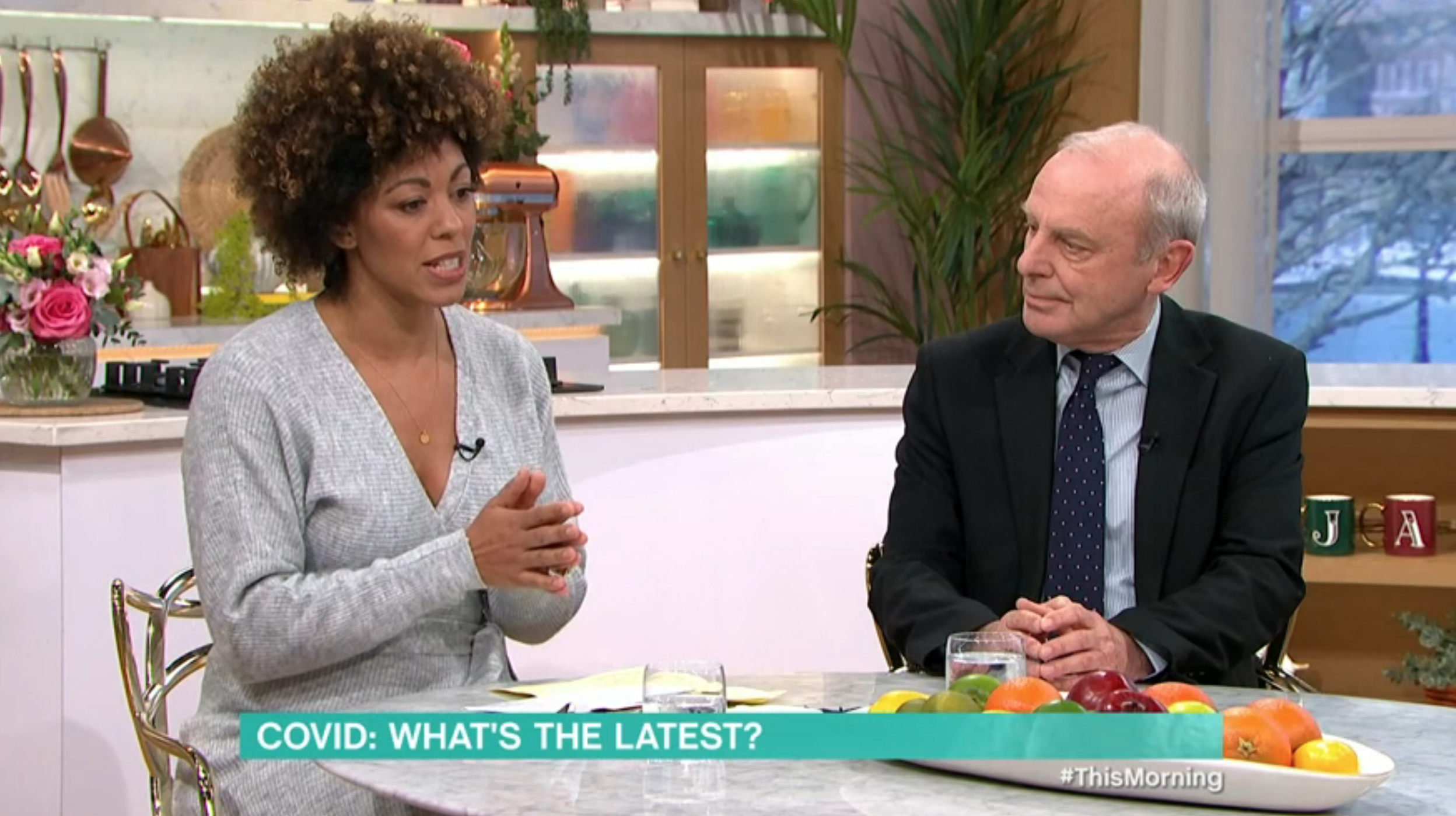 Dr Zoe and Professor Sikora on This Morning chatting