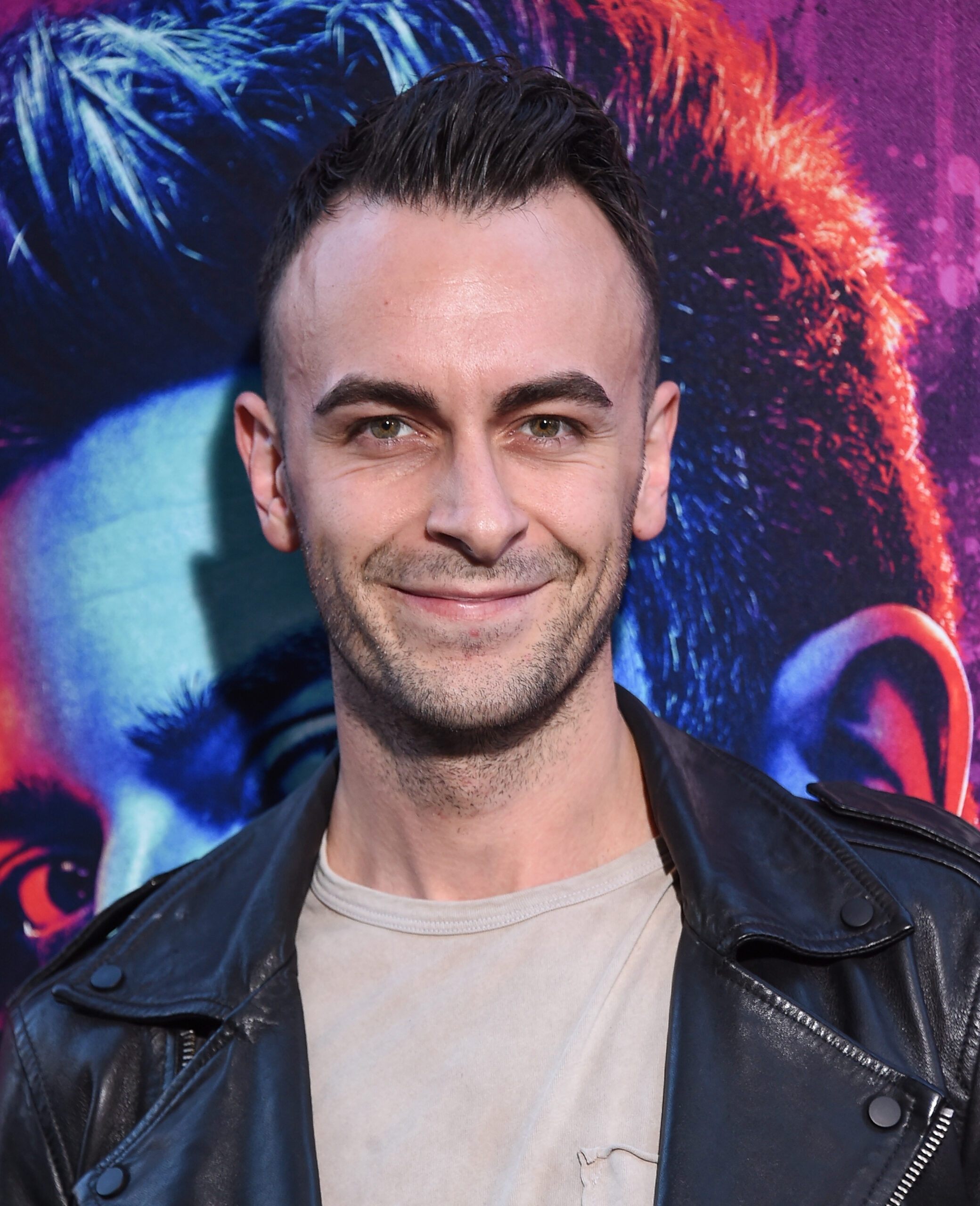 Joe Gilgun smiling at Preacher season 2 premiere