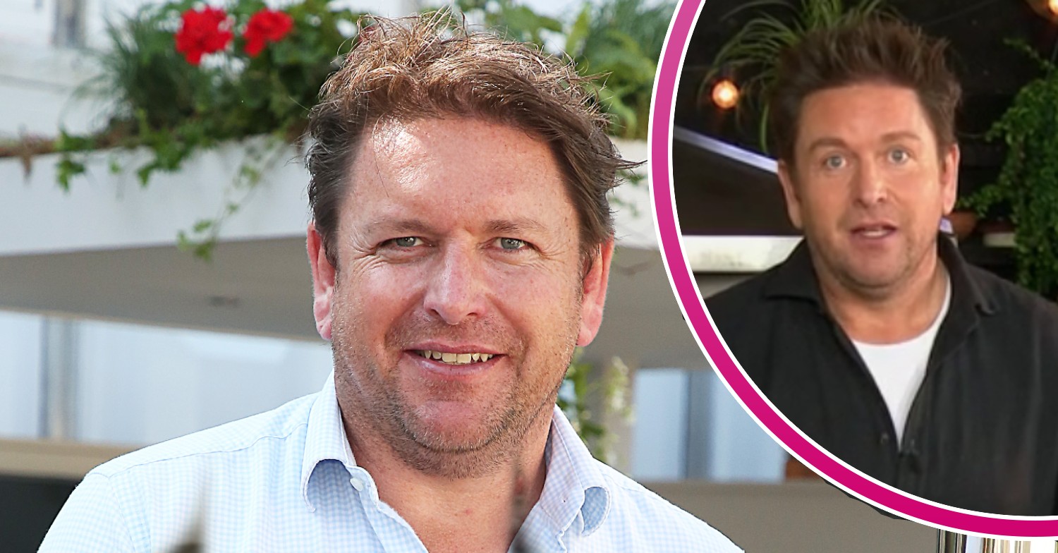 James Martin smiling to camera