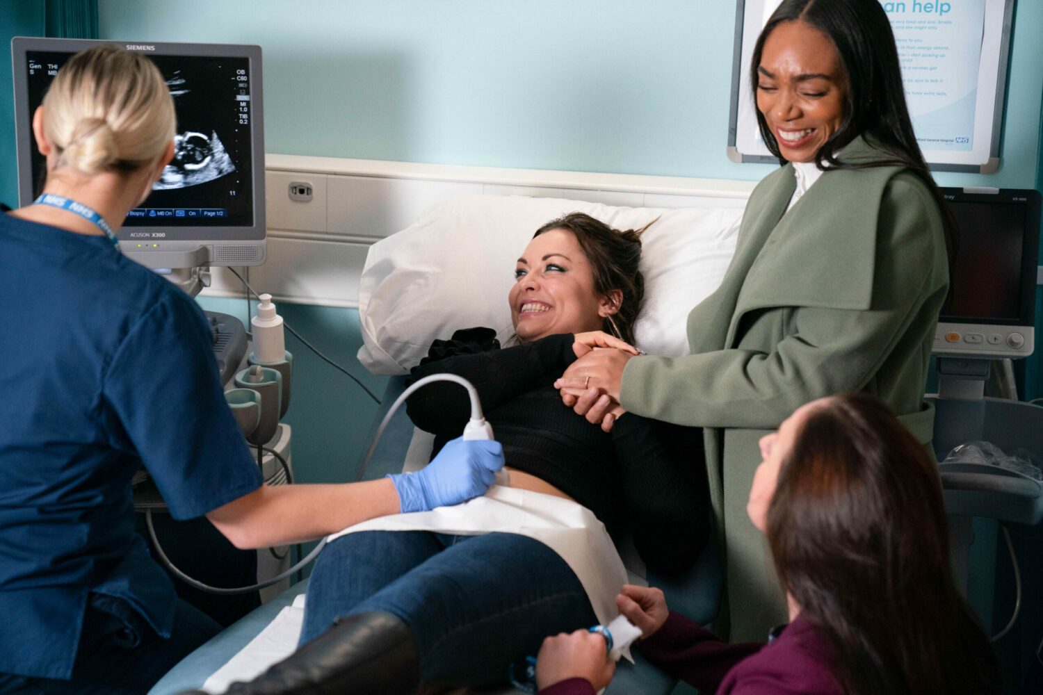 Whitney having her scan in EastEnders