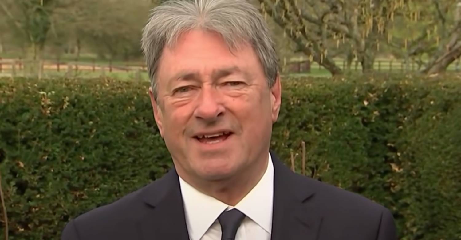 Alan Titchmarsh speaks to camera
