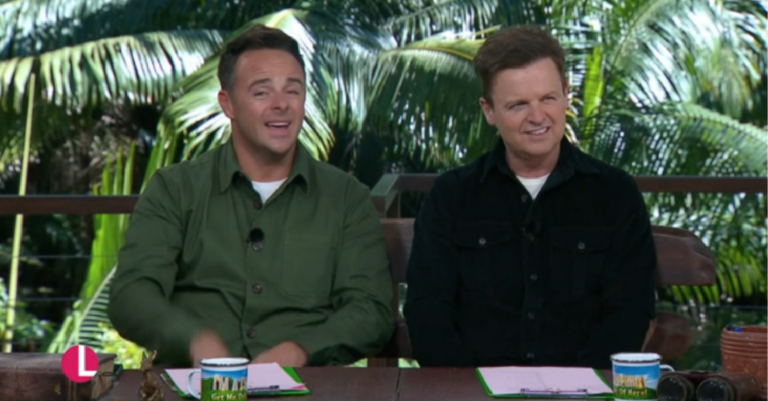 Ant and Dec speak on Lorraine from the jungle