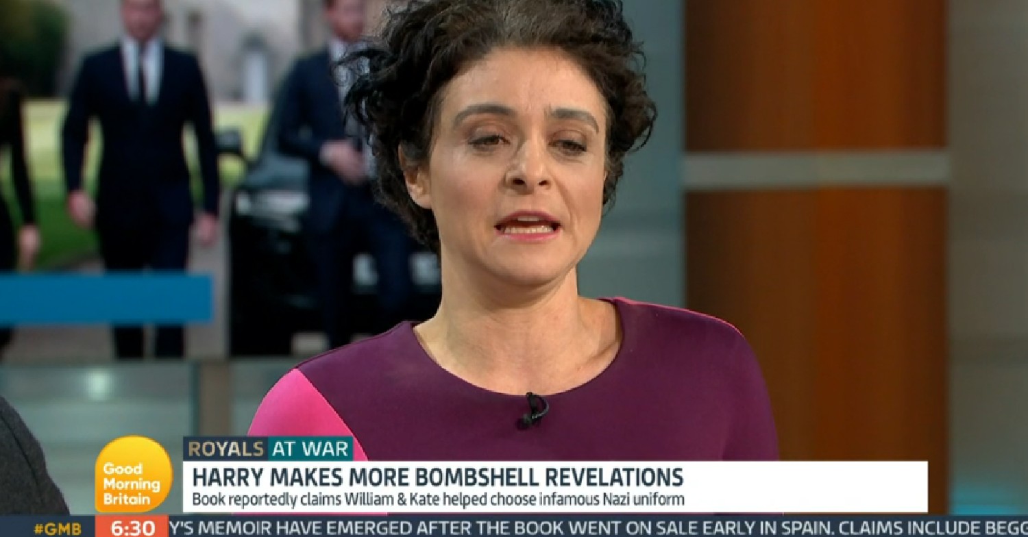 Royal commentator speaking about Prince Harry on GMB today