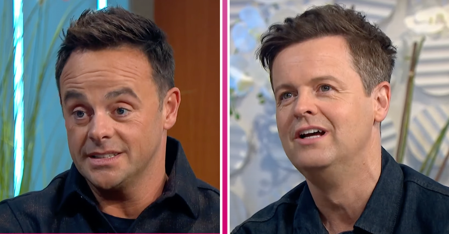 Ant and Dec being interviewed on Lorraine