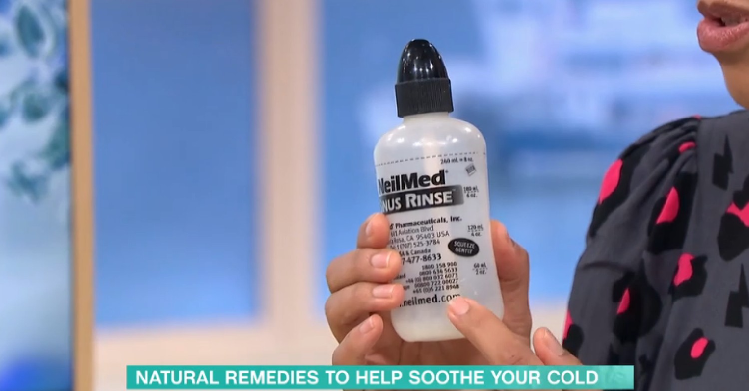 A close up of bottle on This Morning today