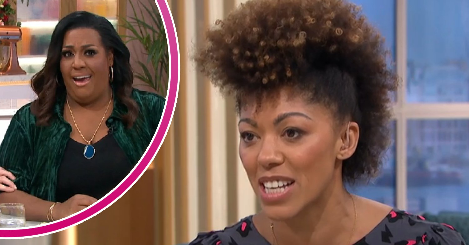 Alison Hammond looking shocked and Dr Zoe on This Morning today