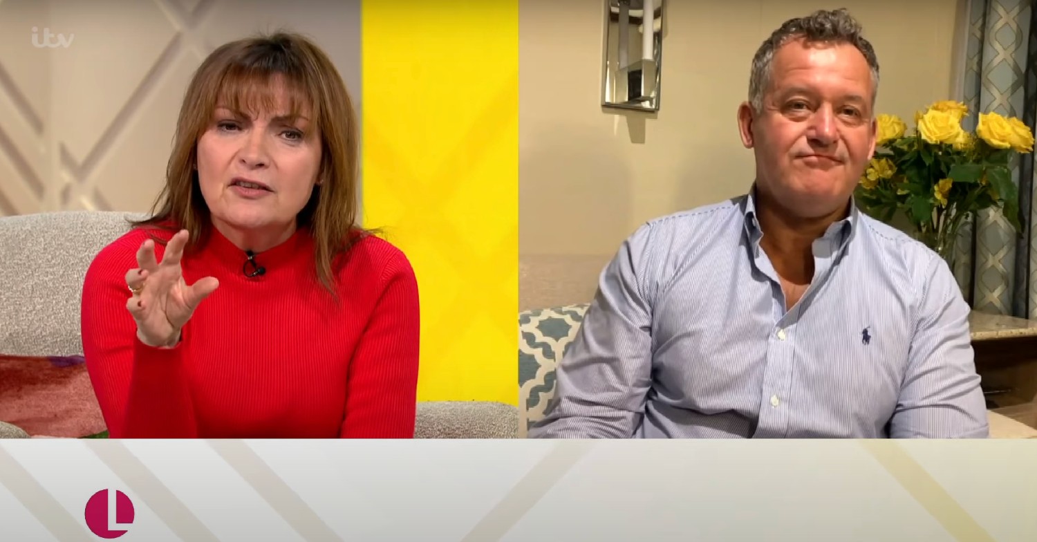 Lorraine speaking to Paul Burrell about Prince Harry on Lorraine 